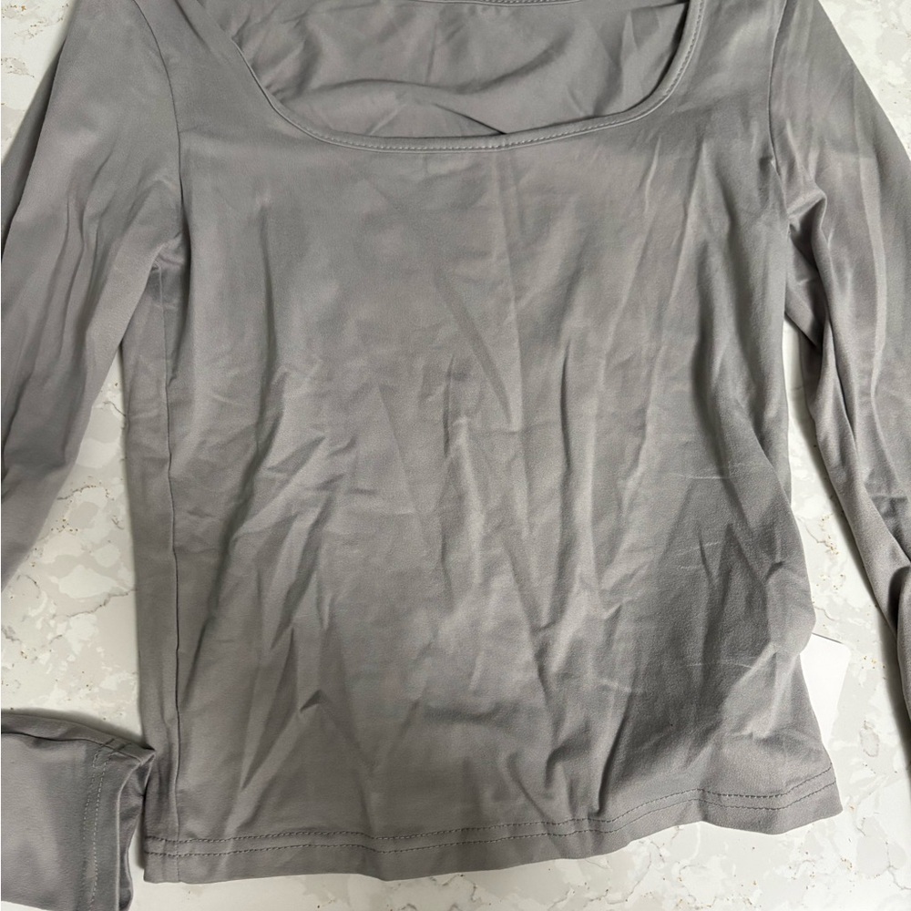 Gray Women's Top